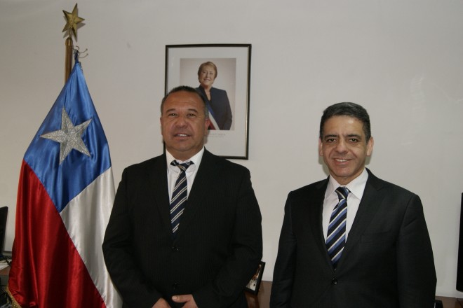 Jefe de la División de Carabineros se reunió con el Alcalde de Quintero.