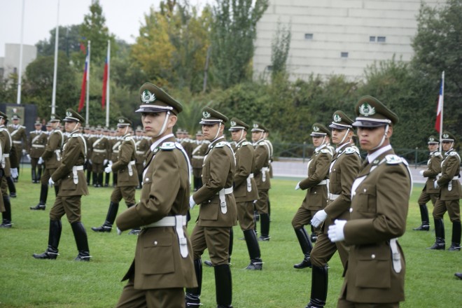 Jefe División Carabineros asiste a Ceremonia de Entrega de Sables a Aspirantes a Oficiales de Carabineros