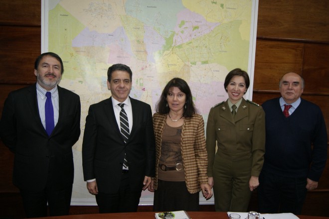 Jefe de la División de Carabineros sostuvo reunión de trabajo con la Seremi Metropolitana de Justicia