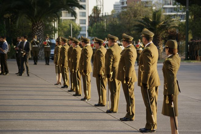 Patricio Reyes Asiste a ceremonia de Retiro y Ascenso de Oficiales General de Carabineros de Chile