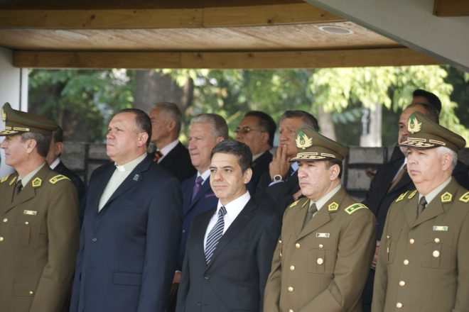 Patricio Reyes asiste a Ceremonia de egreso de Escuela de Suboficiales de Carabineros