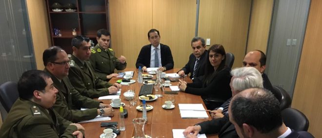 División de Carabineros lidera mesa interinstitucional de salud