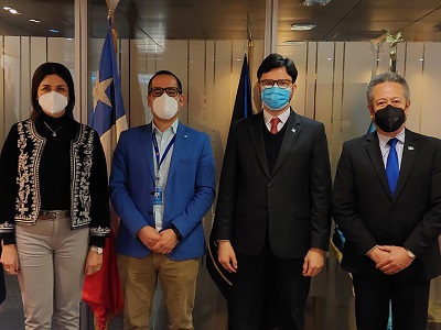 Reunión del  Sr. Embajador de la República de Guatemala en Chile